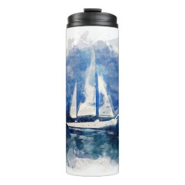 荒天の帆ボートの上昇温暖気流のタンブラー タンブラー
