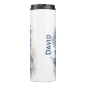 荒天の帆ボートの上昇温暖気流のタンブラー タンブラー (裏面)