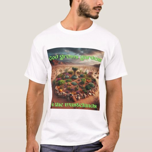 荒廃した土地の庭園 Tシャツ (正面)