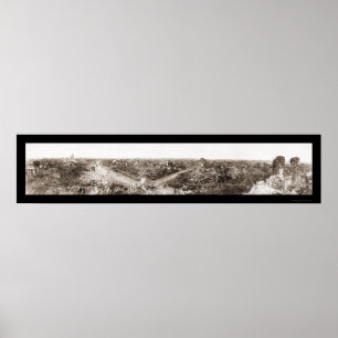 荒廃した炭鉱写真1919 ポスター