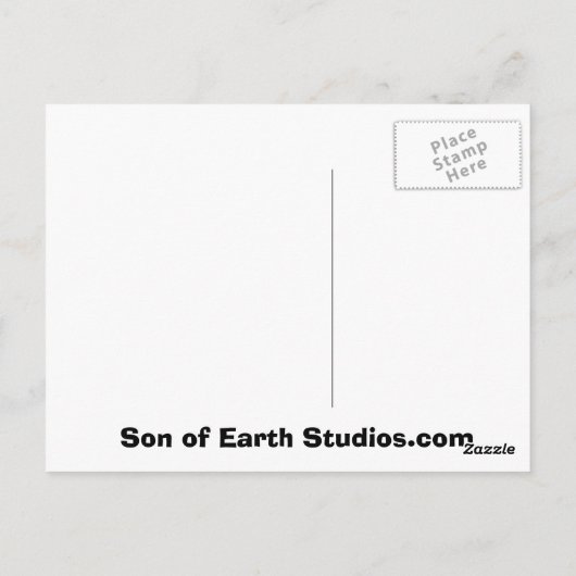 荒廃した ポストカード (裏面)