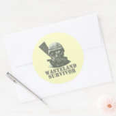 荒廃地の生存者 ラウンドシール (封筒)