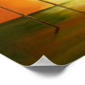 荒廃抽象芸術 ポスター (角)