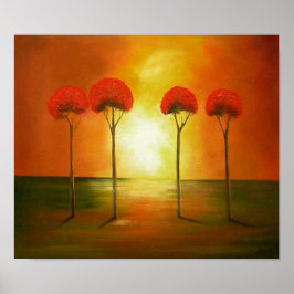 荒廃抽象芸術 ポスター