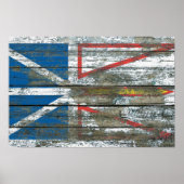 荒木板へのニューファンドランド州旗の効果 ポスター (正面)