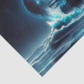 荒波の海賊船ムーンライトナイト・デコパージュ 薄葉紙 (詳細)