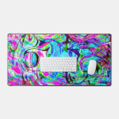 荒波…..... デスクマット (キーボード&マウス)