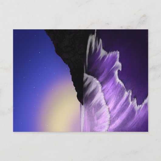 荒海と星空 ポストカード (正面)