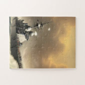 荒海の戦艦 ジグソーパズル (横)