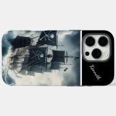 荒海の海賊船 Case-Mate iPhoneケース (裏面 (横))