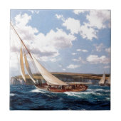 荒海の航海 タイル (正面)