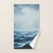 荒海海波 バスタオルセット (ハンドタオル)