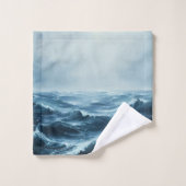 荒海海波 バスタオルセット (ウォッシュタオル)