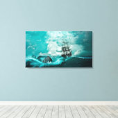 荒海 キャンバスプリント (インサイチュ (ウッドフロア))