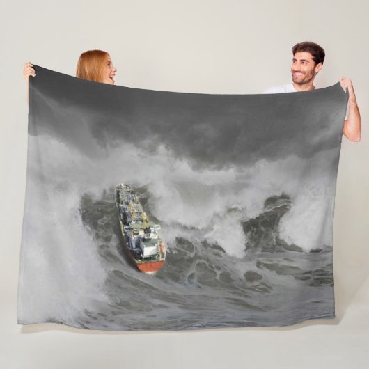 荒海 フリースブランケット (インサイチュ)