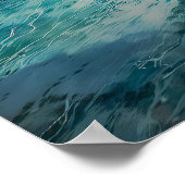 荒海 – 印象派スタイルシースケープアート ポスター (角)