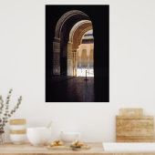 荒涼としたアーチ、アルハンブラ。 ポスター (キッチン)