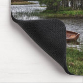 荒涼としたボートの風景 マウスパッド (コーナー)