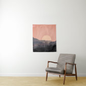 荒涼とした風景の夕日の景色 タペストリー (インサイチュ)