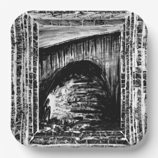 荒涼とした魂 ペーパープレート (正面)