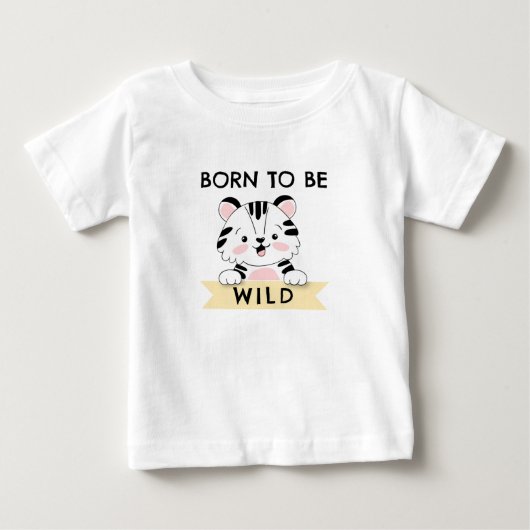 荒生まれ々しい ベビーTシャツ (正面)