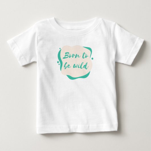 荒生まれ々しい ベビーTシャツ (正面)