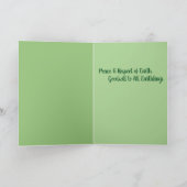 荒野からのクリスマスの挨拶 シーズンカード (内部)