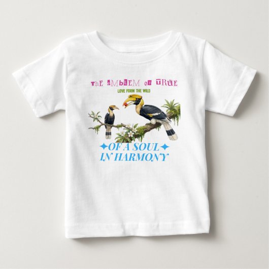 「荒野からの本当の愛の象徴」 ベビーTシャツ (正面)