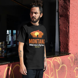 荒野が私の家 - モンタナの根源 | 自然愛好家 Tシャツ
