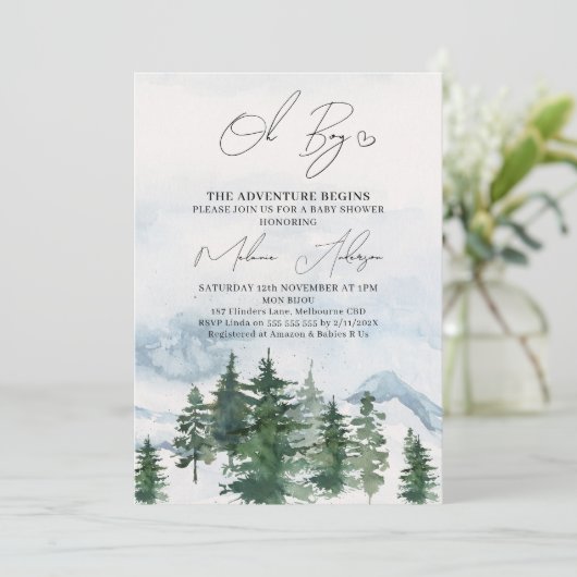 荒野この冒険は赤ちゃんシャワーを始める 招待状 (スタンド正面)