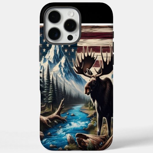 荒野でムースをする Case-Mate iPhoneケース (裏面)