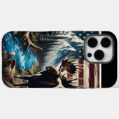 荒野でムースをする Case-Mate iPhoneケース (裏面 (横))