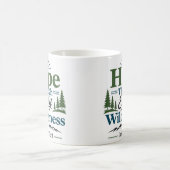 荒野に希望を 励ましの言葉 コーヒーマグカップ (中央)