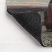 荒野のキリスト(Ivan Kramskoi著) マウスパッド (コーナー)