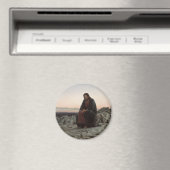 荒野のキリスト（Ivan Kramskoi著） マグネット (インサイチュ (食洗機))