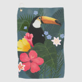 荒野のトロピカルトゥーカン ゴルフタオル (正面)