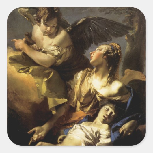 荒野のハガルとイスマール スクエアシール (正面)