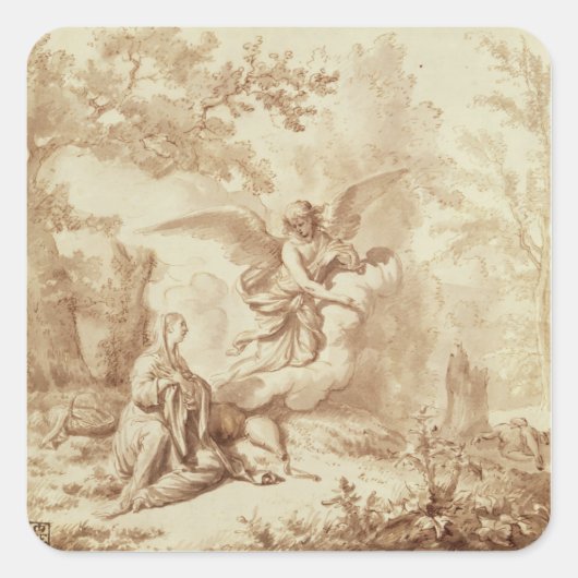 荒野のハガル スクエアシール (正面)