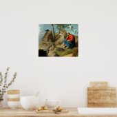 荒野のモレト・ダ・ブレシア・キリスト ポスター (キッチン)