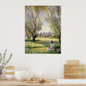 荒野の下に座っている女性 ポスター (キッチン)