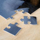 荒野の冬の太陽 ジグソーパズル (側面)