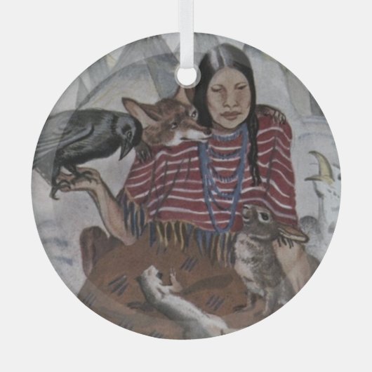 「荒野の同盟国」 ガラスオーナメント (正面)