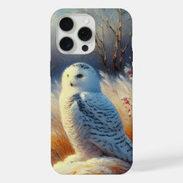 荒野の壮麗なシロフクロウ iPhone 15 PRO MAXケース