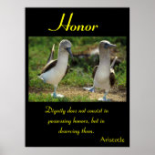 荒野の屈しない精神は名誉を輝かす ポスター (正面)