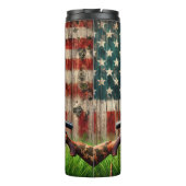 荒野の愛国的な素朴牡鹿 タンブラー (裏面)