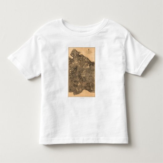 荒野の戦い-パノラマ式内戦 トドラーTシャツ (正面)