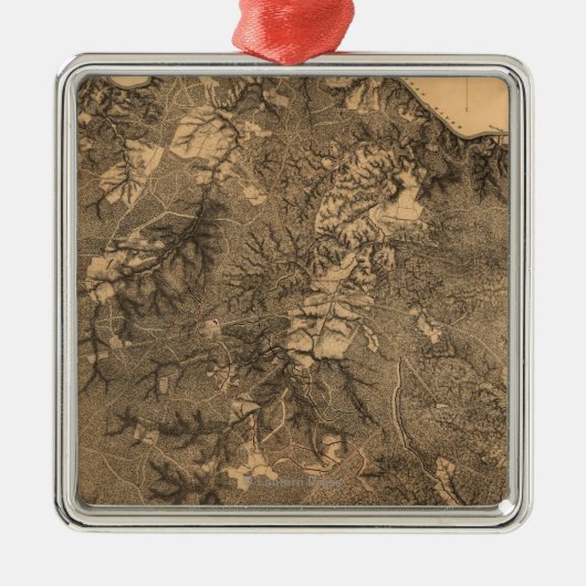 荒野の戦い-パノラマ式内戦 メタルオーナメント (正面)