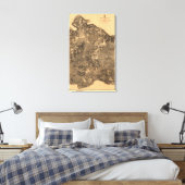 荒野の戦い – 南北戦争パノラマ キャンバスプリント (インサイチュ (寝室))