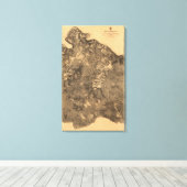 荒野の戦い – 南北戦争パノラマ キャンバスプリント (インサイチュ (ウッドフロア))