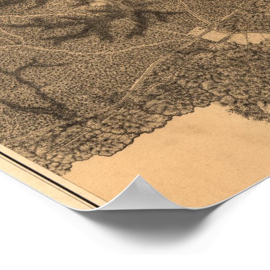 荒野の戦い – 南北戦争パノラマ ポスター (角)